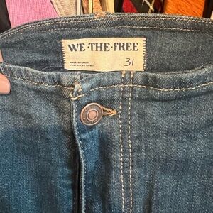 Free People level up slim fit flare jeans. Like new